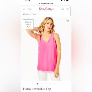 Lily Florin Top. Great for work or night out. Size large